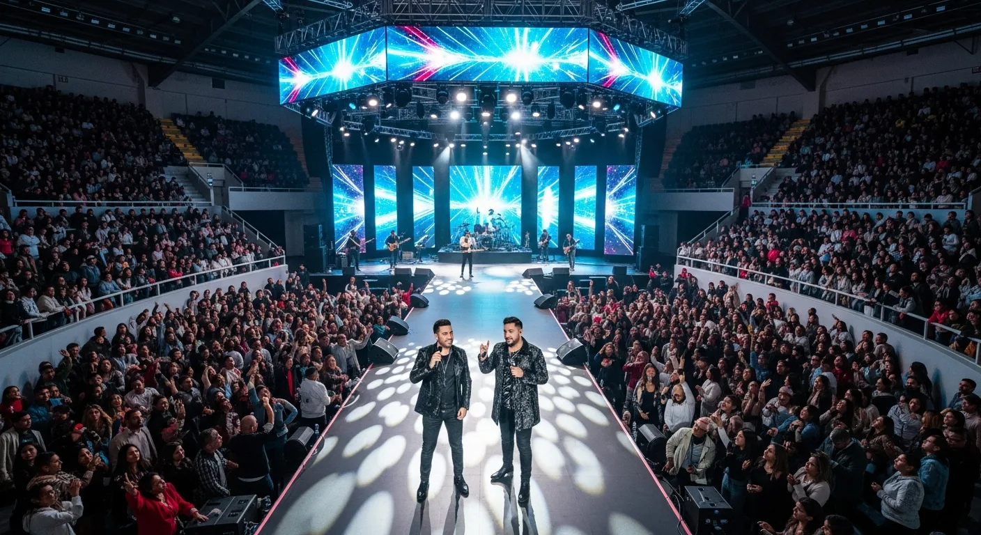 Jorge Medina y Josi Cuen en el Palenque de San Marcos